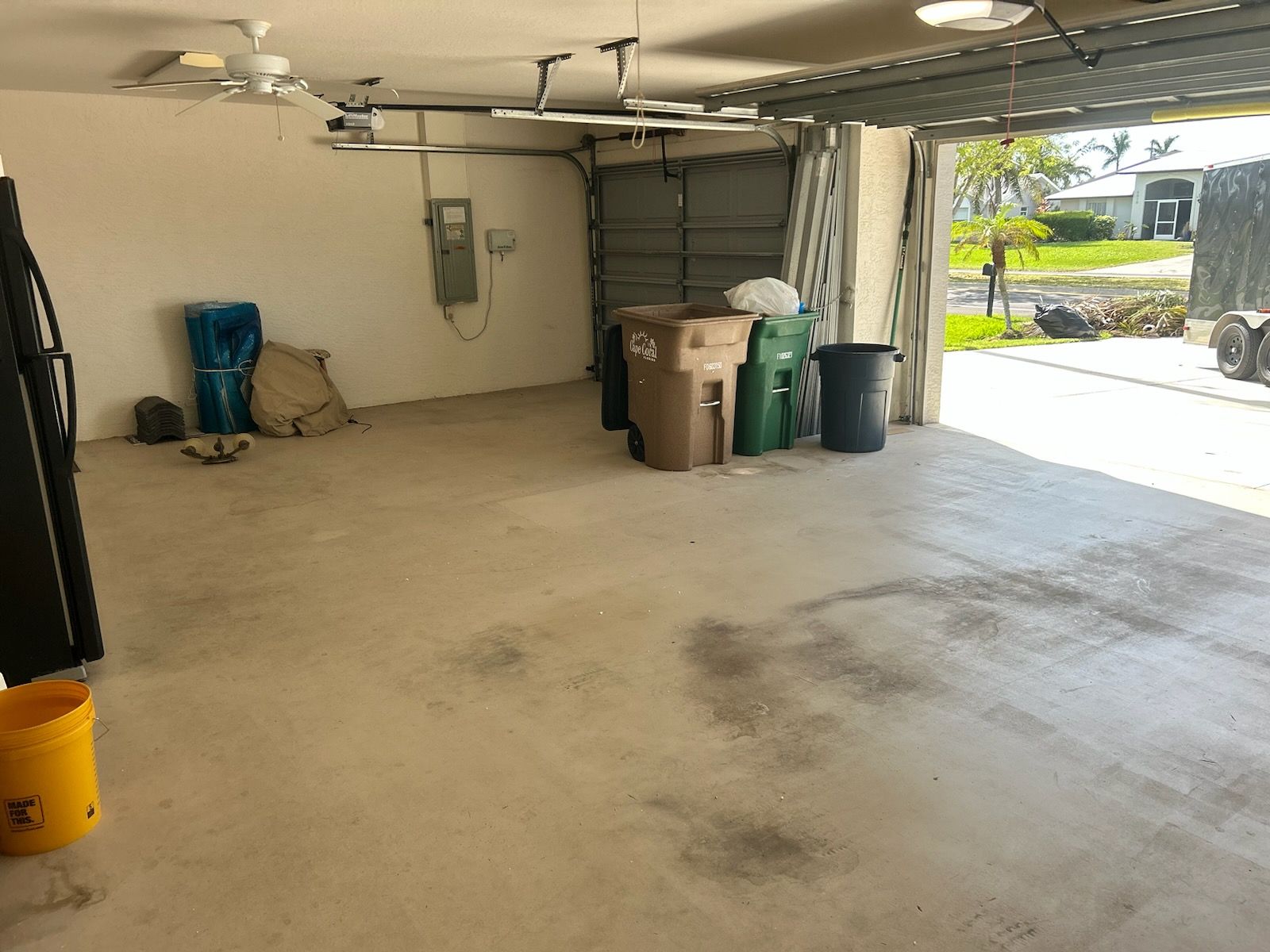Garage after cleanout