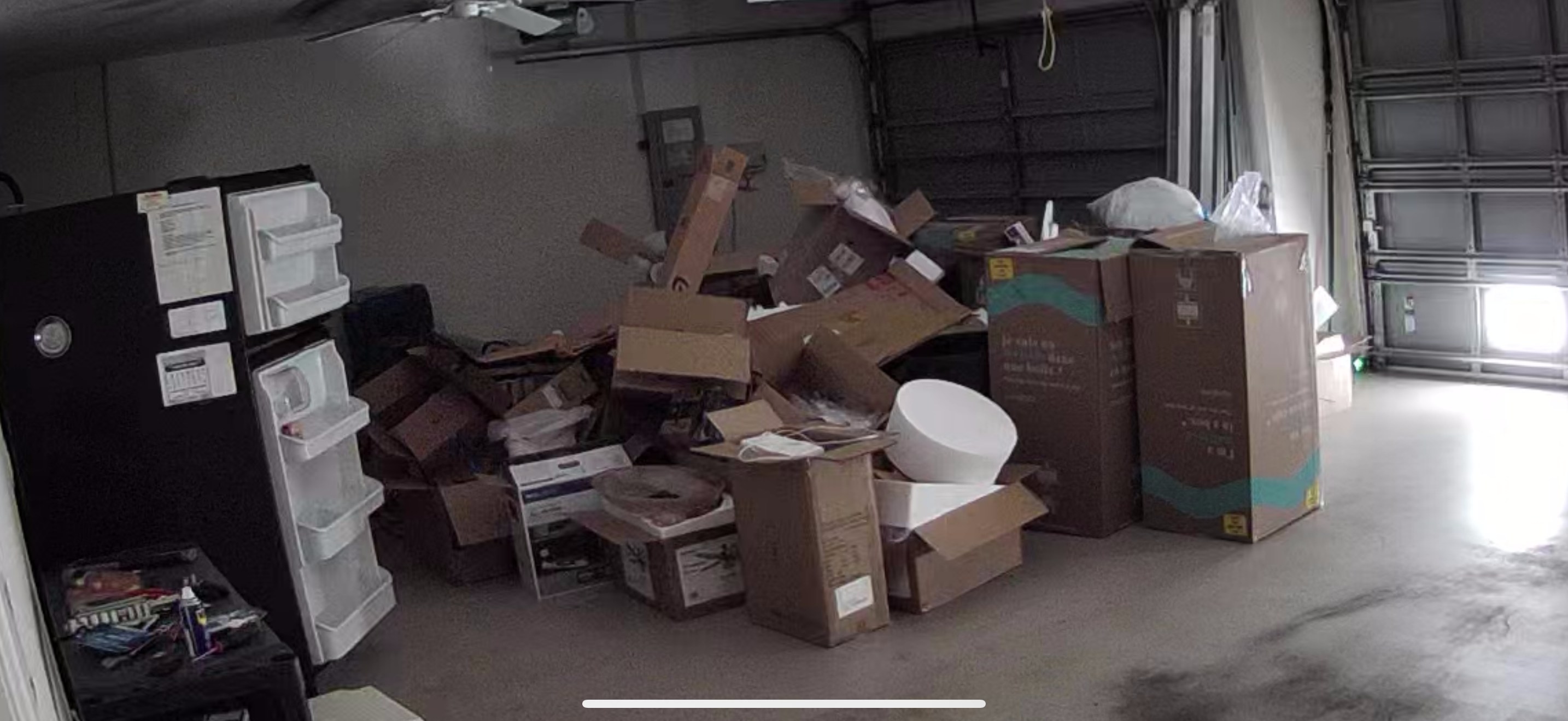 Garage before cleanout