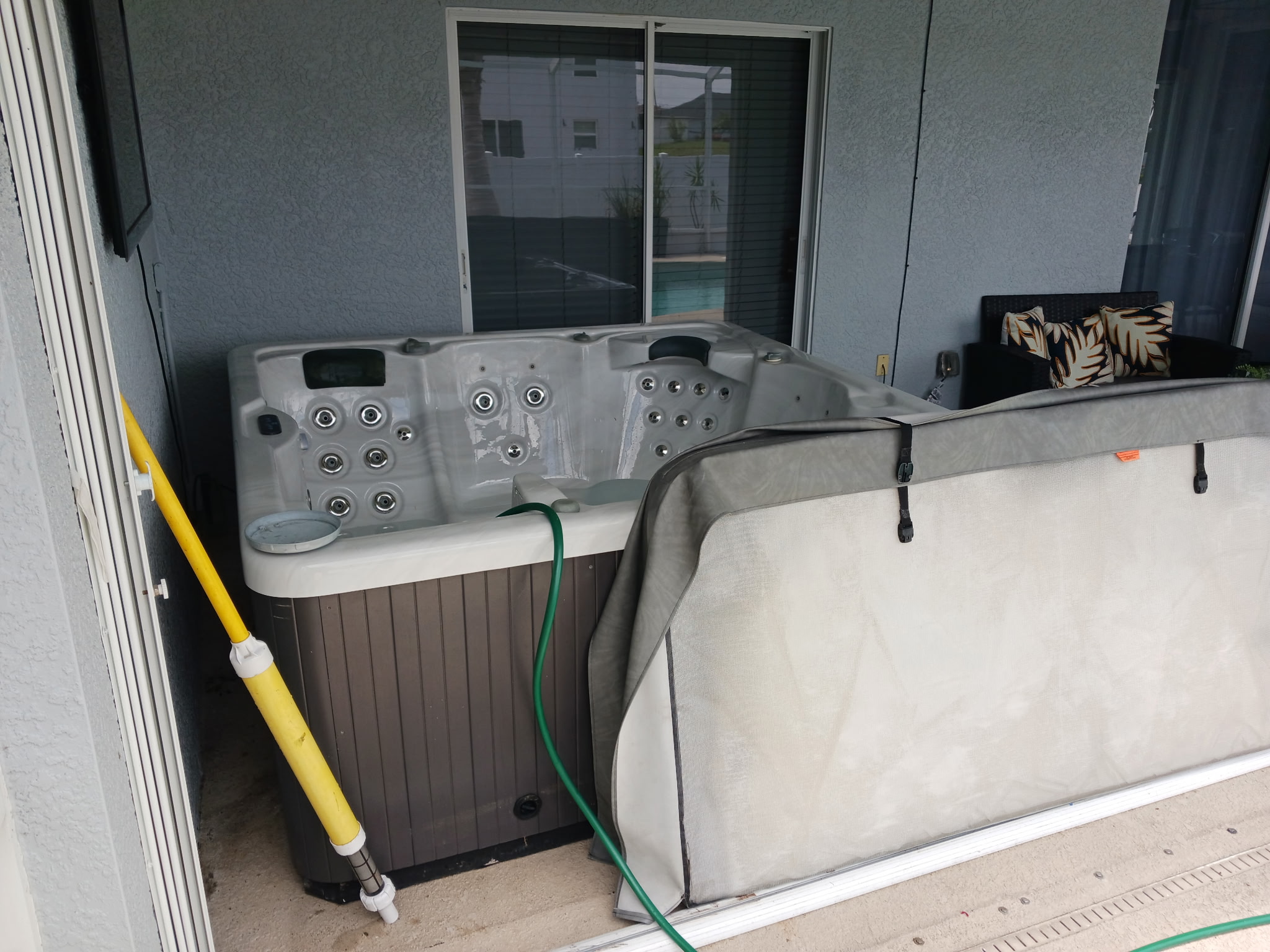 Hot tub removal service