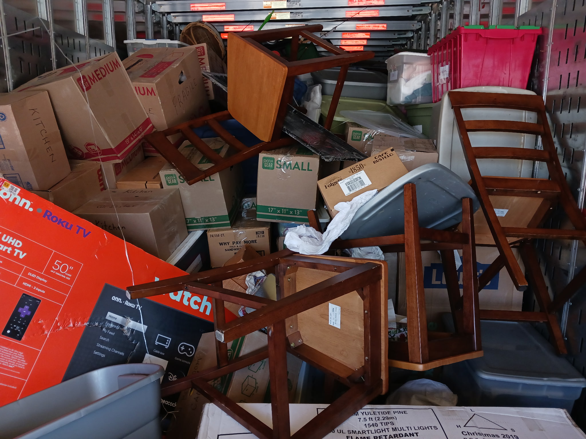 Storage unit cleanout